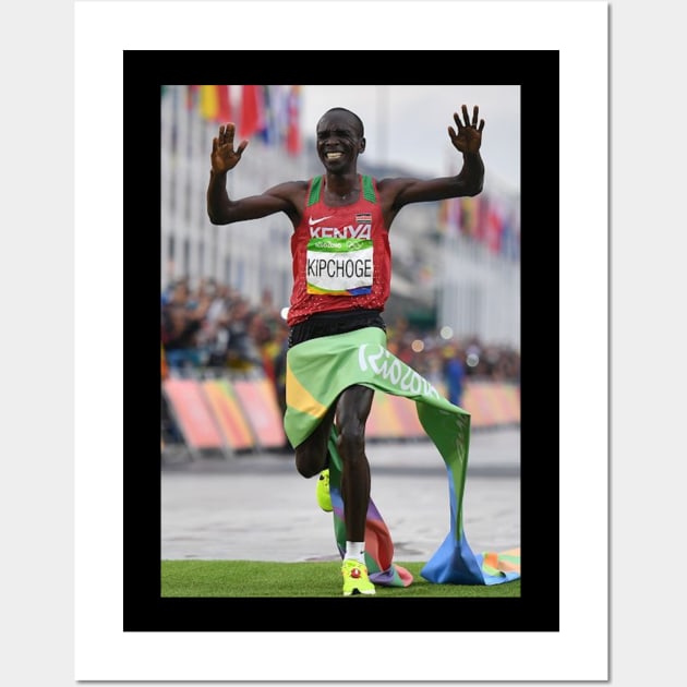 Eliud Kipchoge 4 Wall Art by BreanRothrock